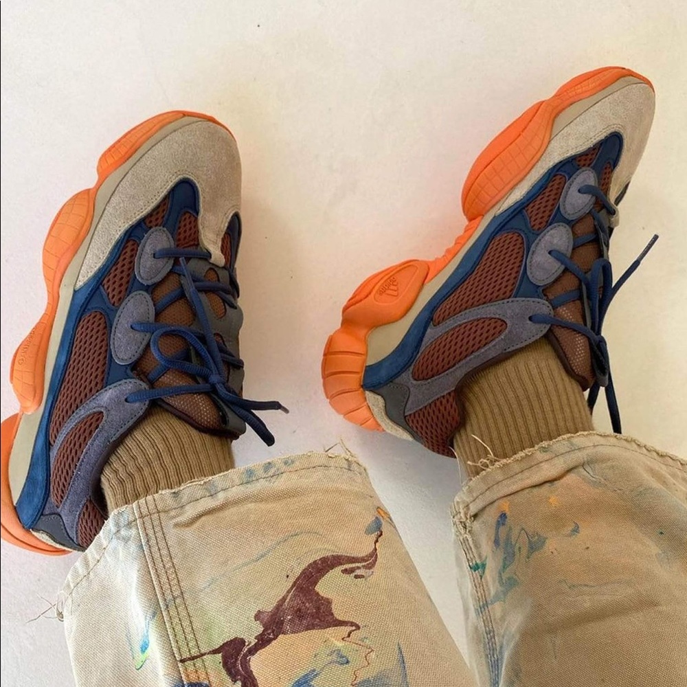 Adidas Yeezy 500 ‘Enflame’ Sneakers - Picture 3 of 14